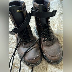 Dr. Martens Brown Leather Boots, Women’s size 8 (EU 39)